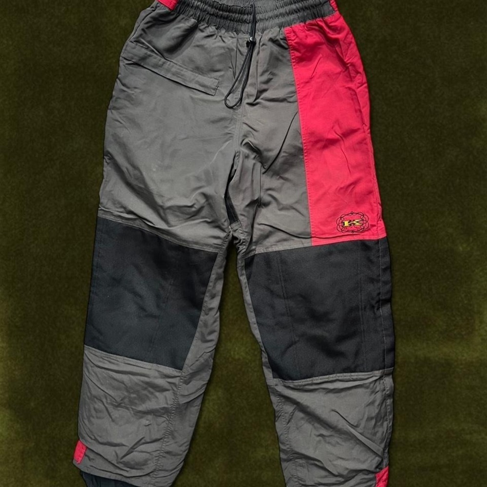 Vtg 90s Kemper Snowboards Color Block Pants - Modern Small